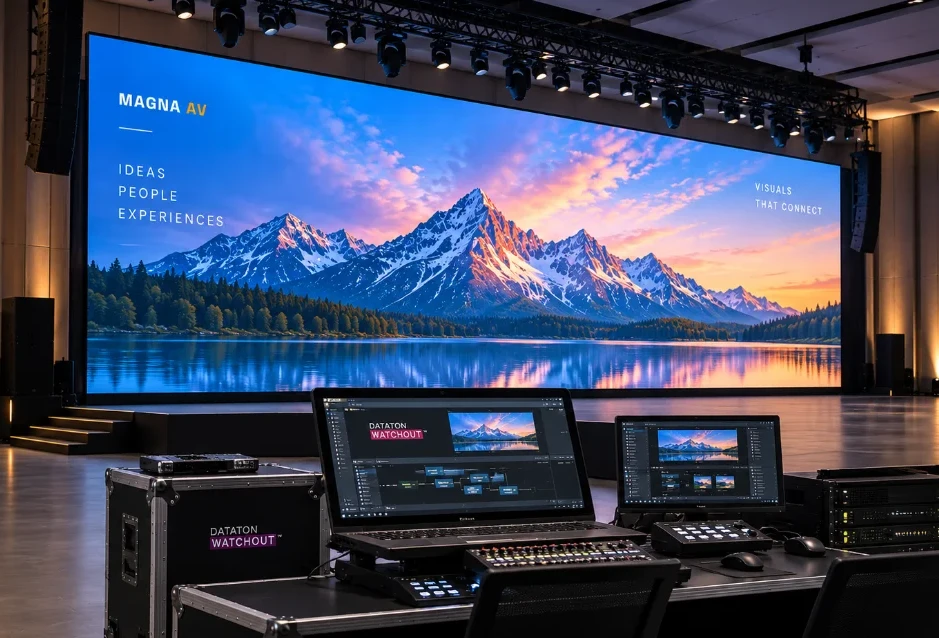 Projection mapping control setup