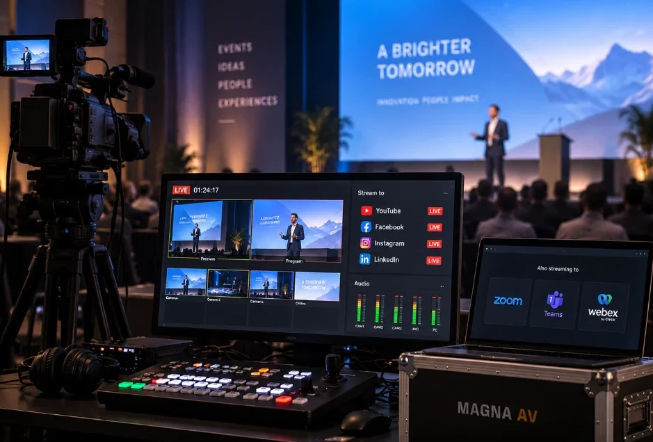 Live stream control desk